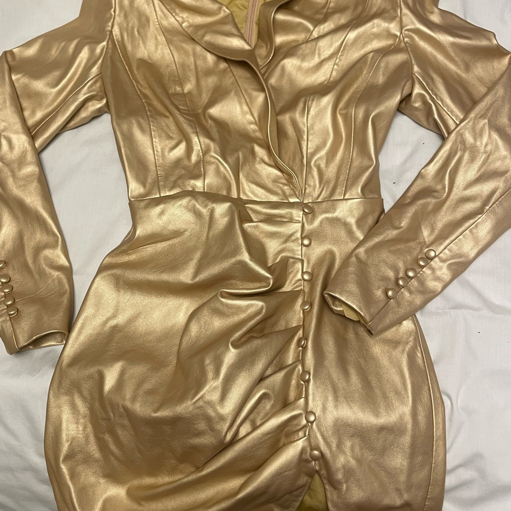 Elegant Gold Dress